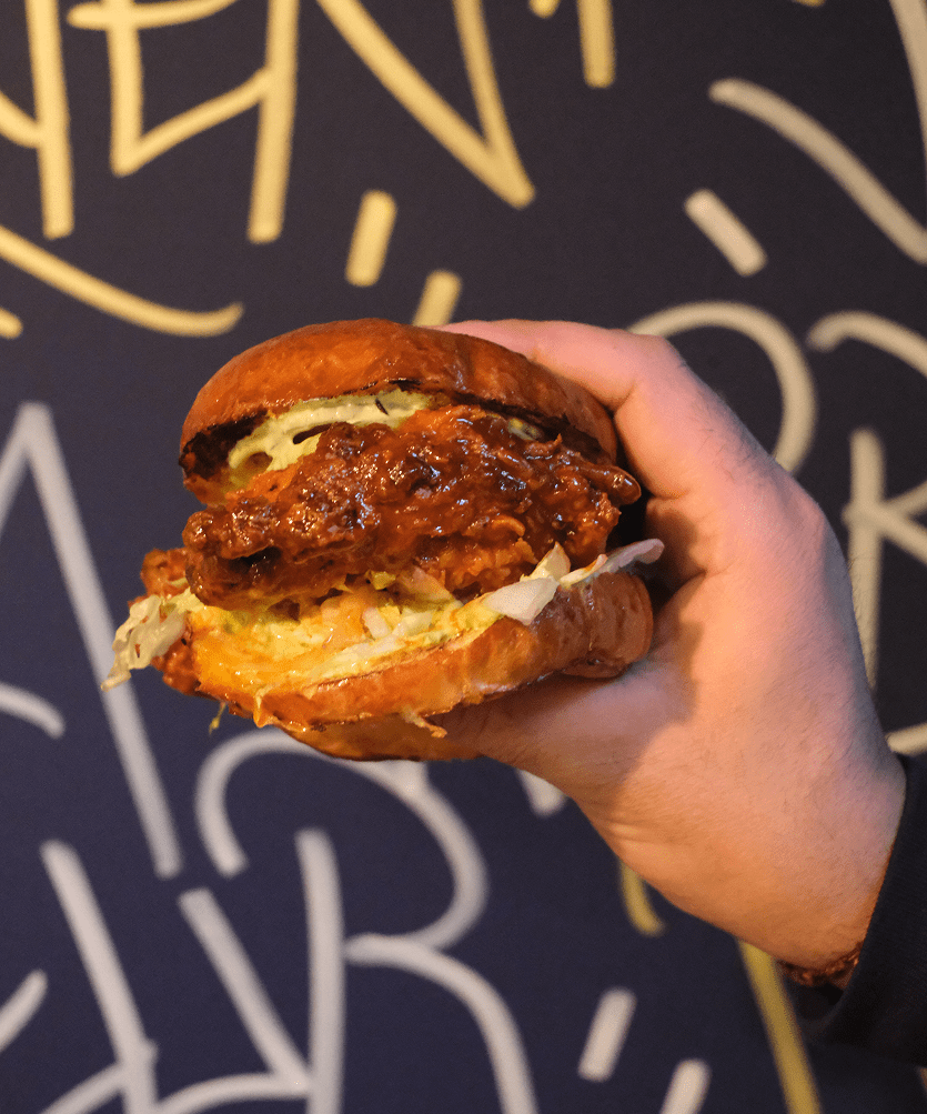 Photo concept SV144 Burger & Drinks Annecy. Burger Poulet